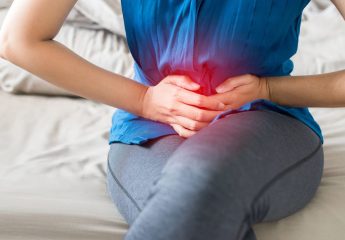 woman experiencing pain from endometriosis
